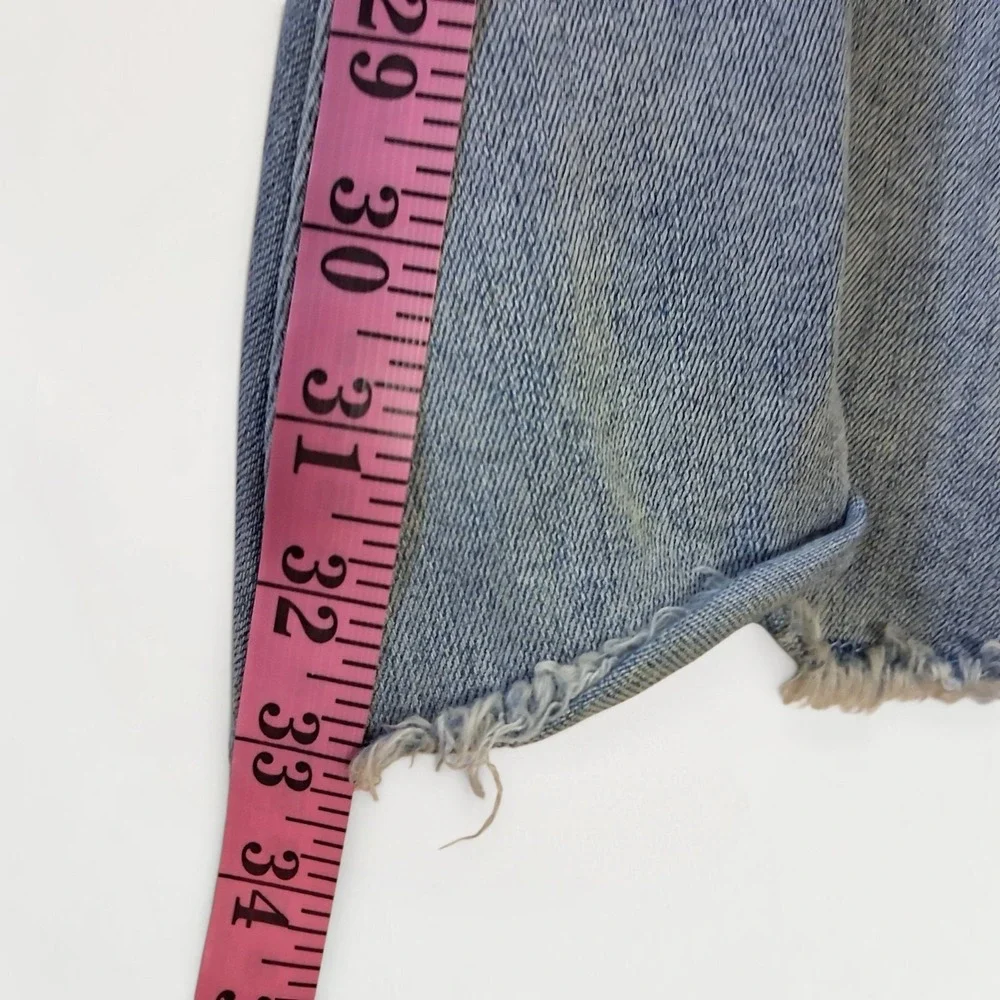 70s Style Mega Extreme Flare Elephant Bell Bottom Jeans Vintage Wash Raw Hem 3 5